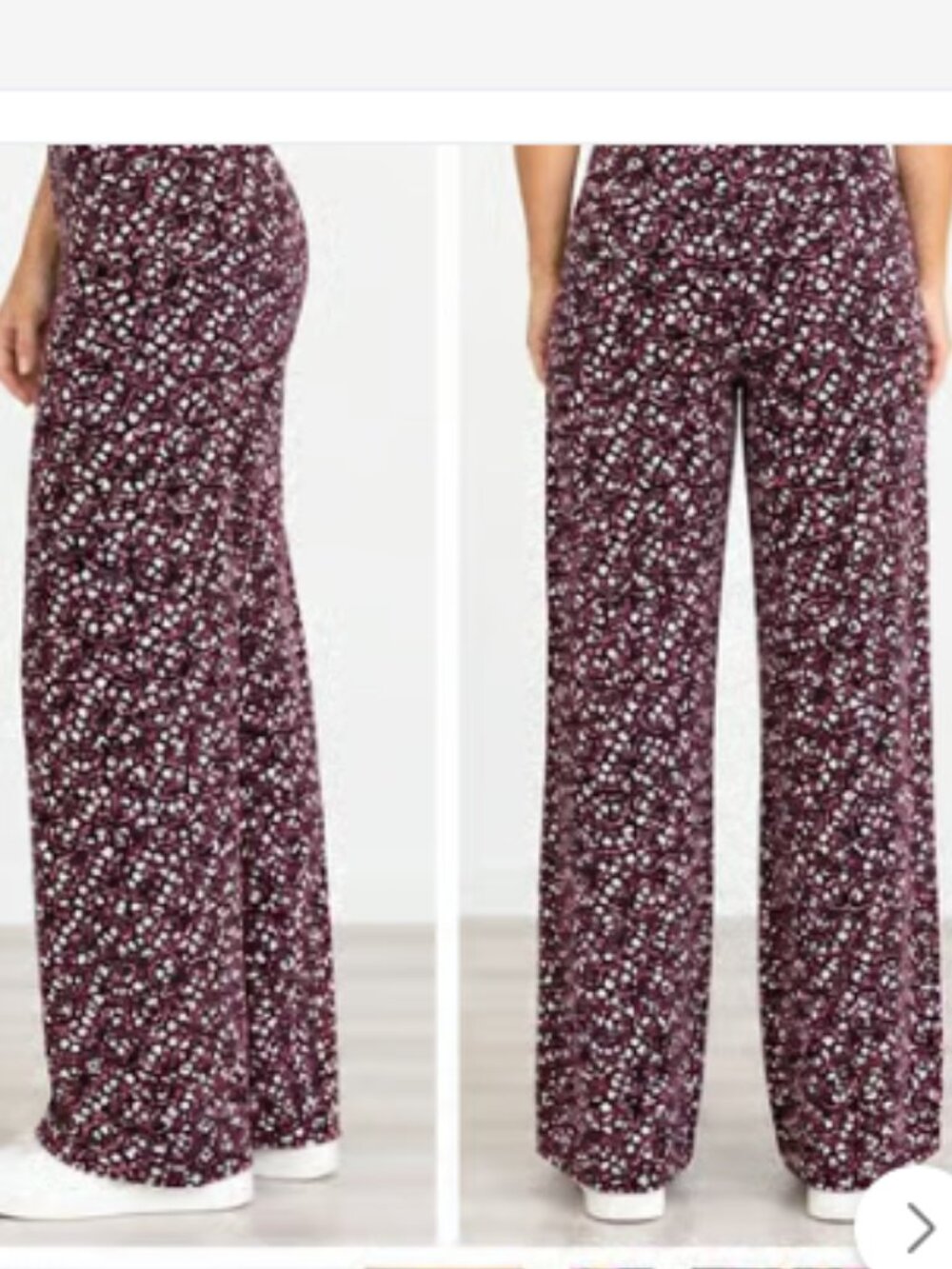 Boden Westborne Jersey Pants in floral size 8
